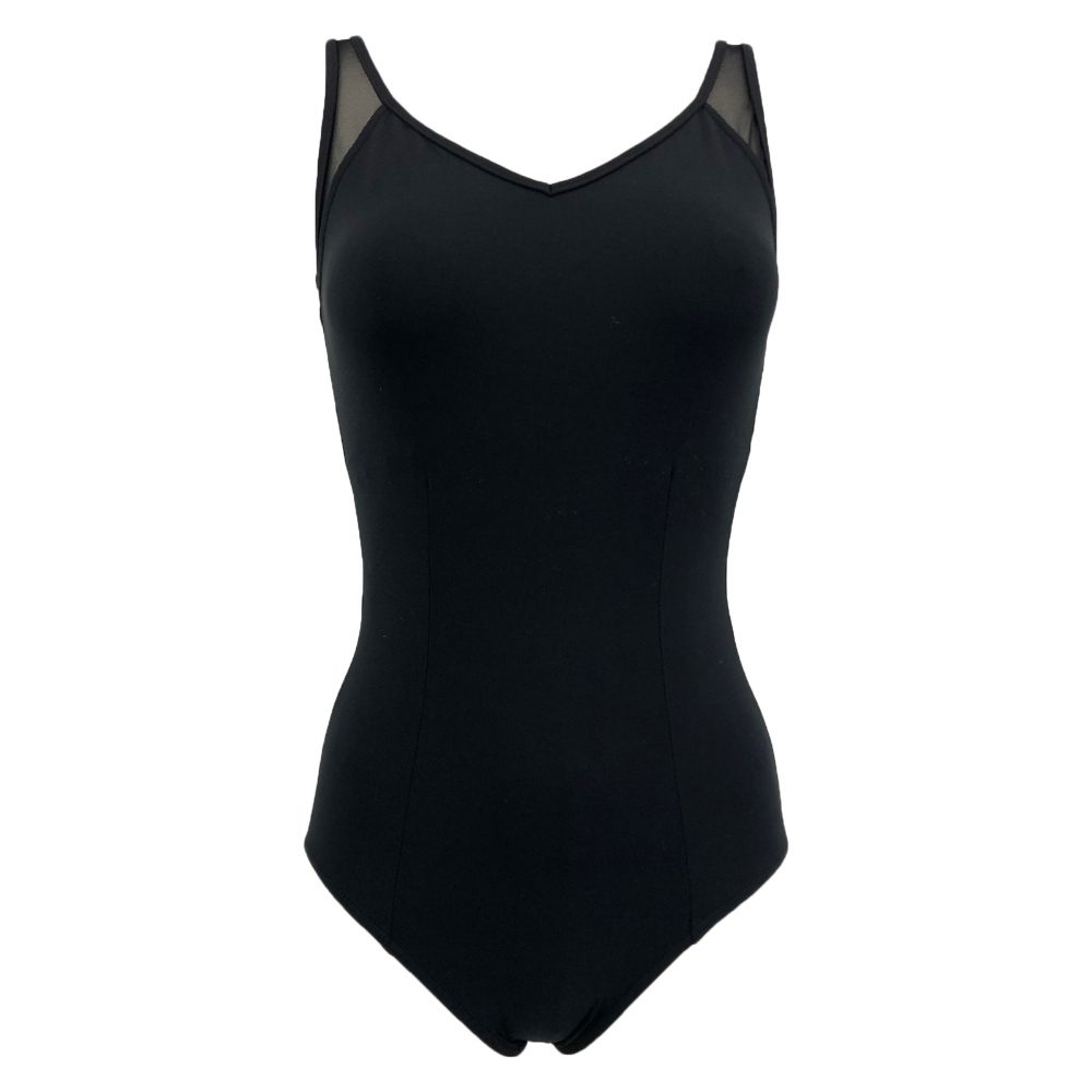 black tank leotard